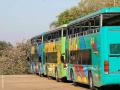 Ônibus transporte dentro do Parque Nacional do Iguaçu. Foto: Alysson Borges.